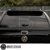 Volkswagen Amarok 2010-2022 Truckman Grand Hardtop Canopy with remote locking, featuring a stylish cab-high design and tinted windows for enhanced security and aerodynamics.