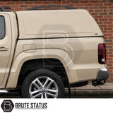 Volkswagen Amarok 2010-2022 commercial canopy with glazed rear window and aerodynamic cab-high styling