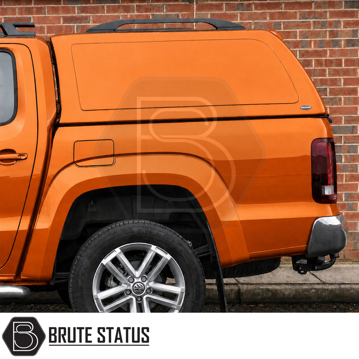 Commercial Volkswagen Amarok Truckman RS canopy with tinted glazed rear tailgate and secure storage