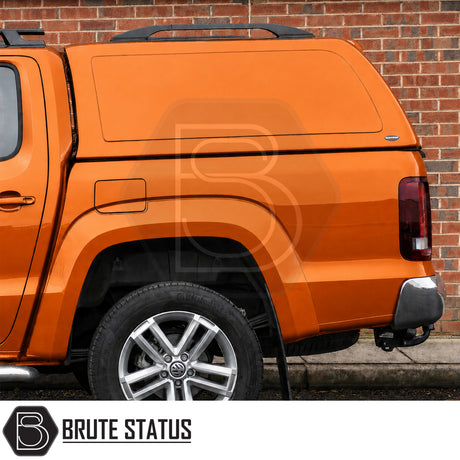 Commercial Volkswagen Amarok Truckman RS canopy with tinted glazed rear tailgate and secure storage