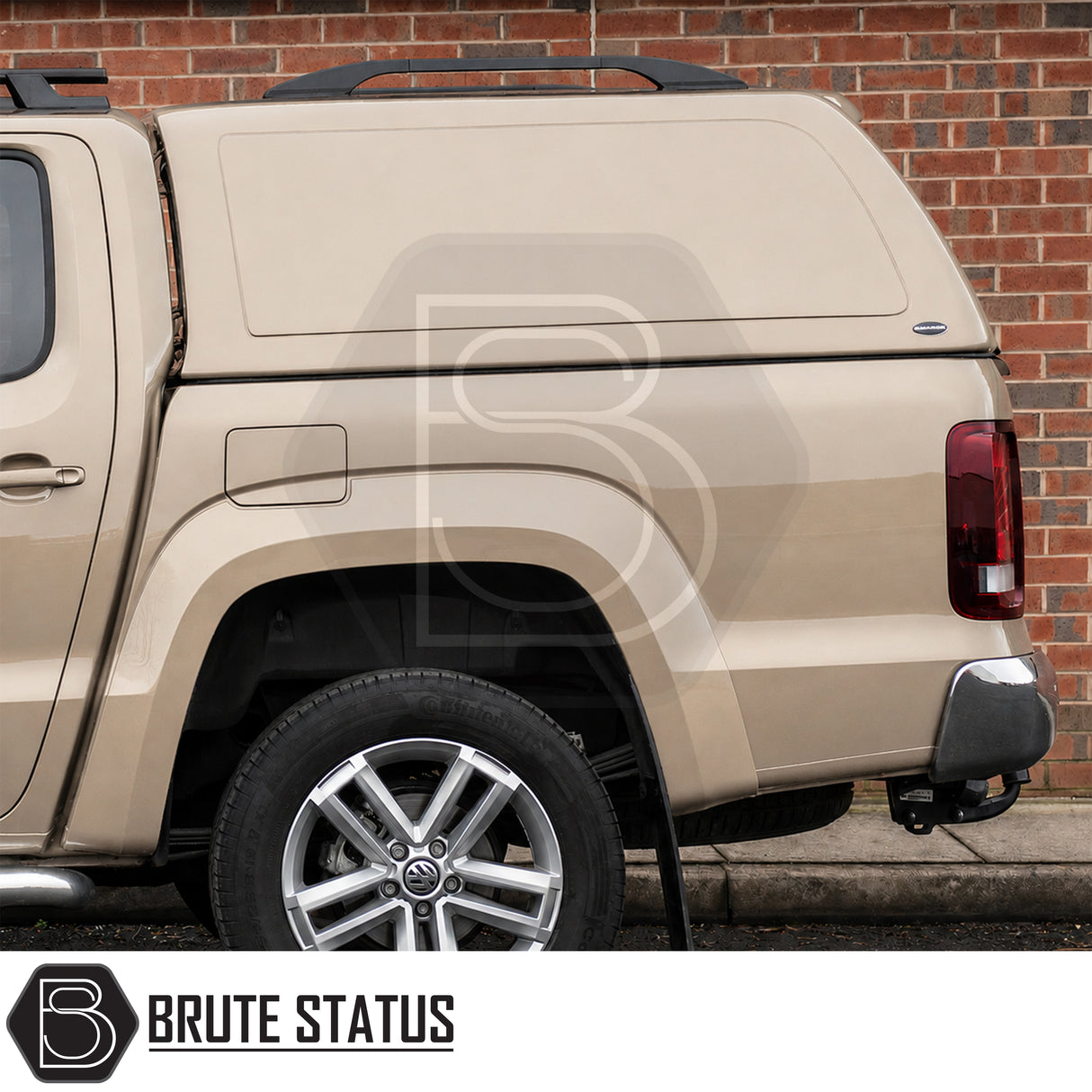 Premium commercial hardtop for Volkswagen Amarok with glazed rear door and durable construction
