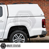 Commercial Volkswagen Amarok Truckman RS canopy with solid rear panel and enclosed load bed security