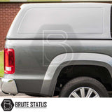 Volkswagen Amarok 2010-2022 Truckman RS Hardtop Canopy with solid rear window, remote locking, and color-matched finish, enhancing security and style for commercial use.