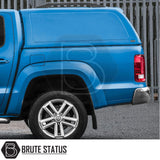Volkswagen Amarok 2010-2022 Truckman RS Hardtop Canopy, featuring a smooth, solid-sided design with remote locking, enhancing security and style for commercial pickups.