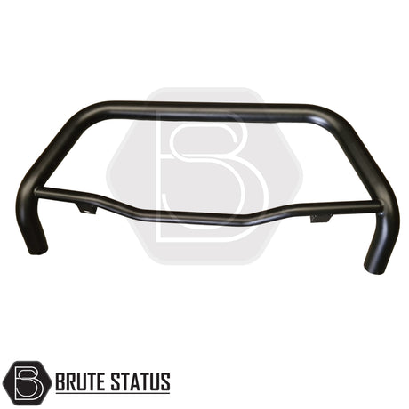 Volkswagen Amarok 2023+ bull bar in matte black with heavy-duty carbon steel construction and bumper protection