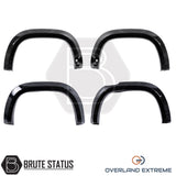Gloss black Volkswagen Amarok 2023+ wide arch kit featuring precision CAD-designed wheel arch flares for premium vehicle styling.