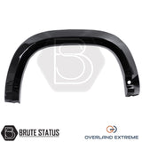 Volkswagen Amarok Overland Extreme gloss black wheel arch flares, premium aftermarket styling accessory for Double Cab models.