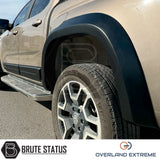 Volkswagen Amarok 2023+ aftermarket wide wheel arch kit, Overland Extreme fender flares with premium ABS construction and seamless fitment.