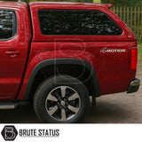 Volkswagen Amarok 2023+ Truckman Grand Hardtop Canopy with tinted windows and remote locking, enhancing storage and style for pickup trucks.