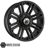 Wolfrace Explorer Amazon alloy wheels in matte black 20x9 with all terrain tyres, TPMS sensors and 6x139.7 fitment