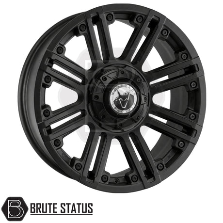 Wolfrace Explorer Amazon alloy wheels in matte black 20x9 with all terrain tyres, TPMS sensors and 6x139.7 fitment