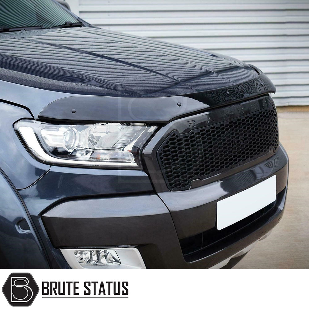 Rear Stone Deflector Ranger Ford Ranger 2015-2022 T7 T8 Slim Style Bonnet Guard Stone Deflector/Pr ...